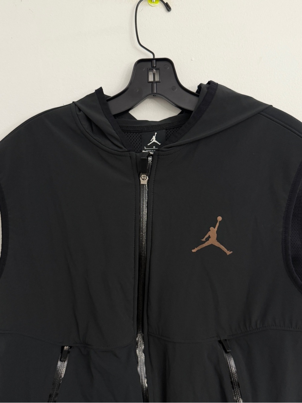 Jordan Dri-FIT Performance Jumpman Full-Zip Hooded Vest Sz L - Picture 2 of 9